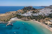 Sunset cruise with unlimited drinks along Lindos Bay