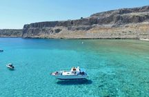 Sunset cruise with unlimited drinks along Lindos Bay