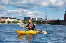 Self-guided one-person kayak tour in Stockholm