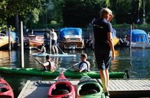 Self-guided one-person kayak tour in Stockholm