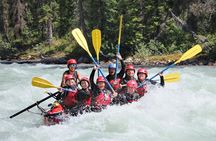 Sunwapta river's Class 3 rapids rafting