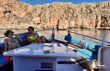 All inclusive cruise Afandou Caves, Ladiko Bay and Anthony Quinn Bay