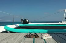 Es Trenc beach catamaran tour with barbecue