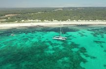 Es Trenc beach catamaran tour with barbecue