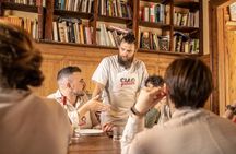 Florentine-style steak cooking experience with a chef and unlimited wine