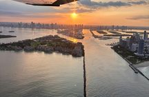 Miami private sunset airplane tour with champagne