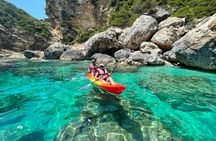 Cala Granadella guided kayak tour