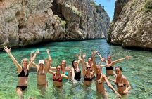 Cala Granadella guided kayak tour