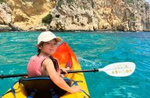 Cala Granadella guided kayak tour