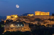 Vibrant Athens night guided walking tour