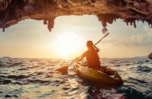 Mallorca sunset kayak tour with snorkeling and picnic