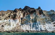 Catamaran cruise along Santorini's coastline from Fira