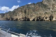 Sesimbra and Cape Espichel caves guided boat tour