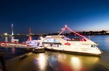 Evening river boat cruise in Düsseldorf
