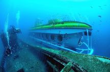 Submarine dive in the Atlantic Ocean in Tenerife