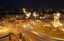 Barcelona night bus tour with live guide