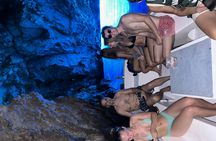 Split small-group tour to Blue Cave and Coastline Caves