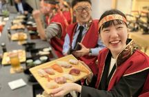 Sushi making samurai experience in Tokyo