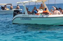 Sarandë boat tour to hidden caves and beaches with snorkelling