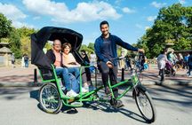 Guided pedicab tour through New York's Central Park