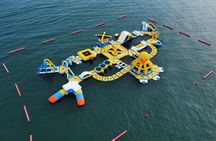 Inflatable Water Park Adventure in the Sea of Salou