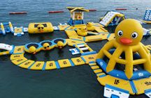 Inflatable Water Park Adventure in the Sea of Salou