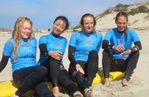 Half-day tailored surf lessons in the Porto region