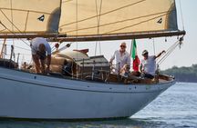 Duino sunset cruise with aperitif on historic yacht