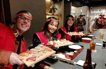 Sushi making samurai experience in Tokyo