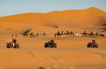 Agafay Desert experience with dinner, camel ride and quad bike