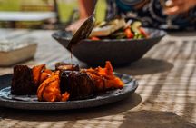 Small-group cooking class with professional chef at Ftelos brewery