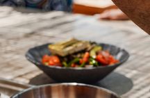 Small-group cooking class with professional chef at Ftelos brewery