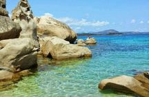 Five islands of Tavolara Marine Protected Area from San Teodoro