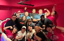 80-minute experience drink at Osaka’s Muscle Girl Bar