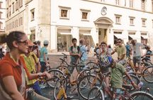 Audio guided bike tour led by a tour leader
