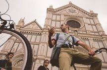 Audio guided bike tour led by a tour leader