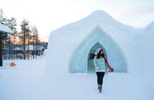 Snow sauna, outdoor hot tub, and Arctic SnowHotel guided tour