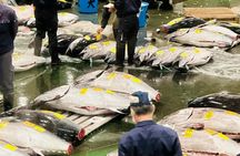 Toyosu tuna auction, seafood breakfast, and tsukiji stroll in Tokyo