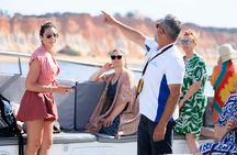 Catamaran trip discovering Benagil Cave from Vilamoura Marina