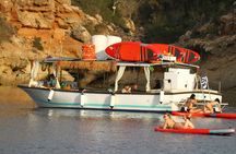 Sunset Boat Tour with Tapas, Open Bar and Water Sports in Ibiza