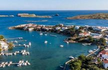 Guided transparent kayak tour in the bay of Addaia in Menorca