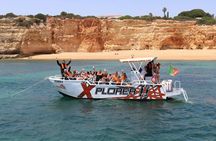 Caves in the Algarve and Dolphin-Watching Boat Tour from Albufeira