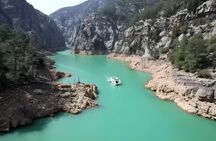 Manavgat Green Canyon boat tour and shopping from Antalya and Alanya