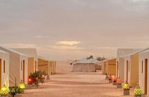 Sunset and starry night at Sabria Camp