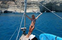 Private half-day yacht experience on the West side of Milos