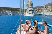 Private half-day yacht experience on the West side of Milos