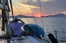Two-hour private sunset cruise in Milos