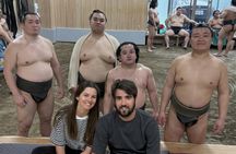 Sumo training observation tour with sumo journalist