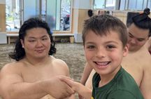 Sumo training observation tour with sumo journalist
