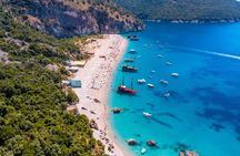 Pirate ship adventure to Kakome and Krorez hidden bays from Saranda